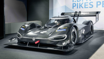 обоя volkswagen i,  r pikes peak 2018, автомобили, выставки и уличные фото, peak, pikes, r, id, volkswagen, 2018
