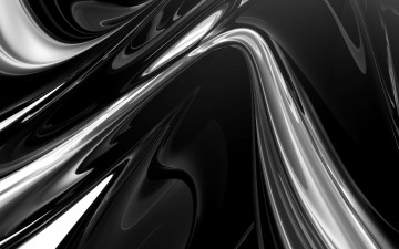 Картинка 3д+графика абстракция+ abstract изгибы сталь плавность отблеск