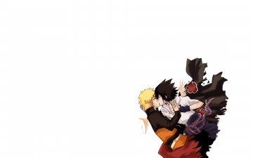 Картинка аниме naruto поцелуй учиха саске наруто узумаки