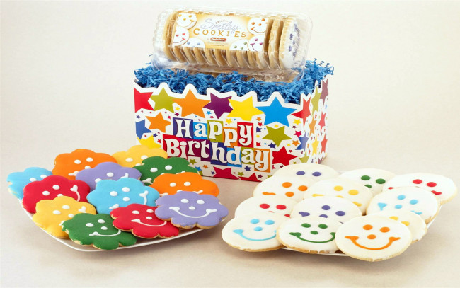 Обои картинки фото праздничные, день рождения, печенье