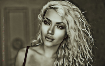 Картинка календари компьютерный+дизайн девушка близко взгляд лицо