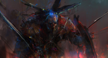 Картинка фэнтези нежить скелет