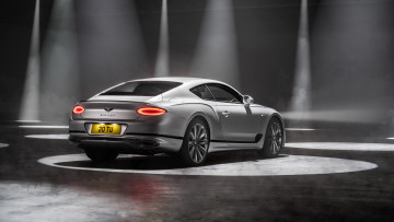 Картинка автомобили bentley continental gt speed 2021 премиум класс вид сзади купе