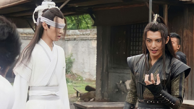 Обои картинки фото сюэ ян и сяо синчень, разное, знаменитости, the, untamed, неукротимый, повелитель, чэньцин, мосян, тунсю, mo, dao, zu, shi, магистр, дьявольского, культа