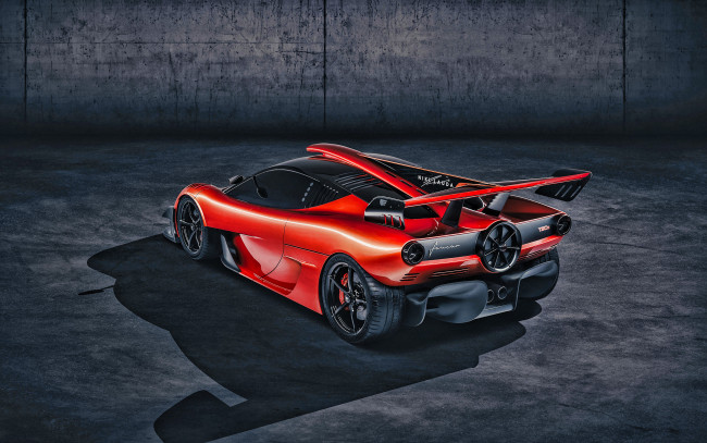 Обои картинки фото 2023 gordon murray t50s niki lauda, автомобили, mclaren, gordon, murray, t50s, niki, lauda, 2023, 4k, экстерьер, суперкар, оранжевый, вид, сзади