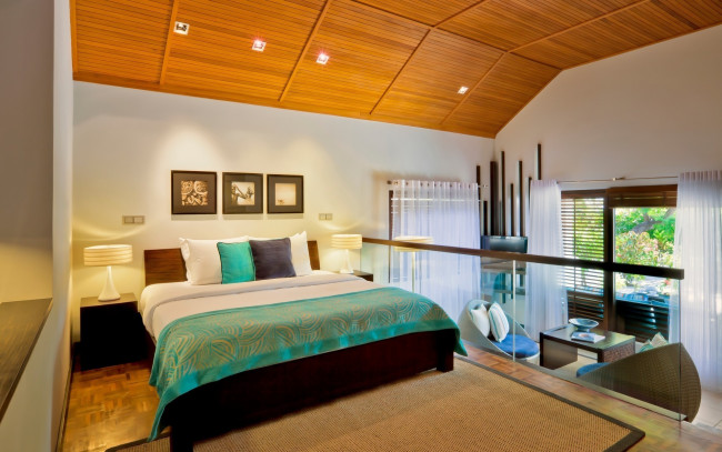 Обои картинки фото интерьер, спальня, кровать, гостиная, окно