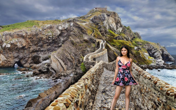 Картинка девушки -+брюнетки +шатенки брюнетка платье мини