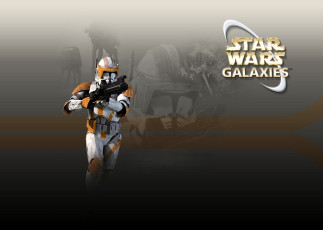 обоя видео игры, star wars,  galaxies, штурмовик, броня, оружие