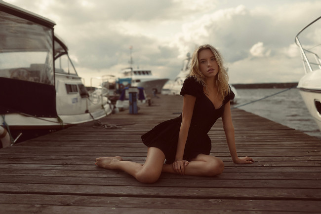 Обои картинки фото девушки, - блондинки,  светловолосые, девушка, позирует, андрей, попов