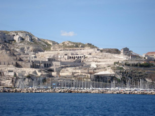 Картинка побережье марселя города пейзажи