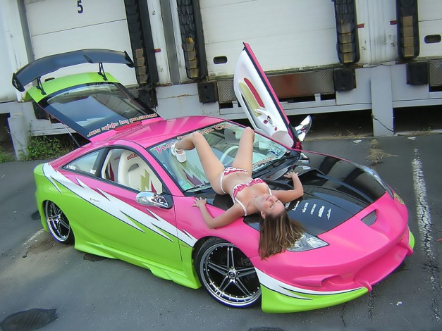 Обои картинки фото автомобили, авто, девушками