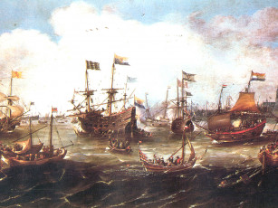 Картинка корабли рисованные