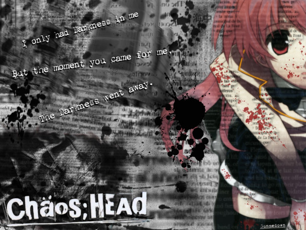 Обои картинки фото аниме, chaos, head