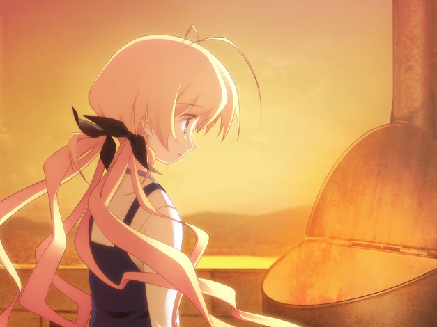 Обои картинки фото аниме, chaos, head