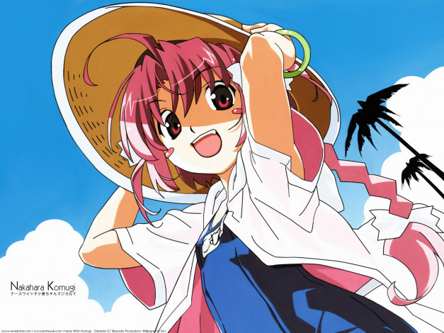 Обои картинки фото аниме, nurse, witch, komugi, chan