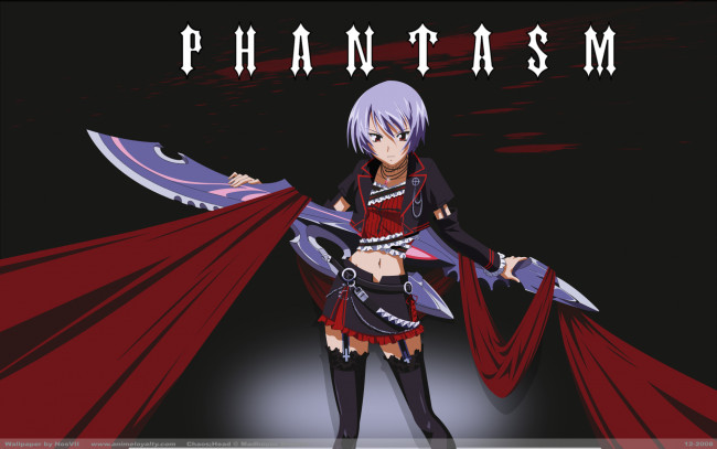 Обои картинки фото аниме, chaos, head