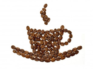Картинка еда кофе кофейные зёрна
