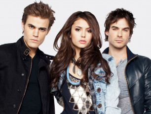 Картинка ian somerhalder nina dobrev paul wesley разное знаменитости дневники вампира