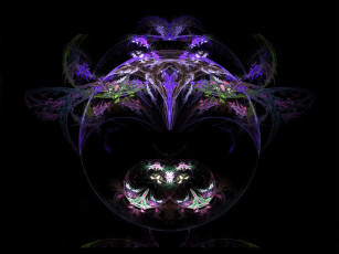 Картинка 3д графика fractal фракталы узор цвета фон