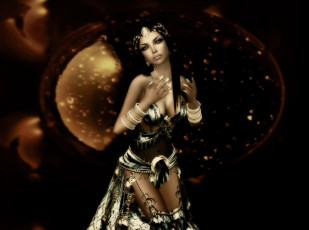 Картинка 3д графика people люди наряд девушка