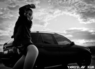 Картинка автомобили авто девушками