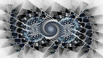 Картинка 3д графика fractal фракталы узор фон цвета