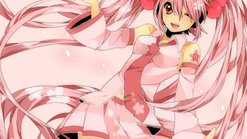 Картинка аниме vocaloid волосы девушка