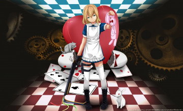 Картинка аниме alice in wonderland