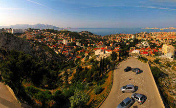 Картинка города панорамы франция марсель лазурный берег