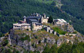 Картинка города дворцы замки крепости франция fort queyras