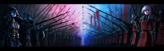 Обои картинки фото аниме, pixiv, fantasia