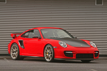 Картинка 2010 porsche gt2 rs автомобили