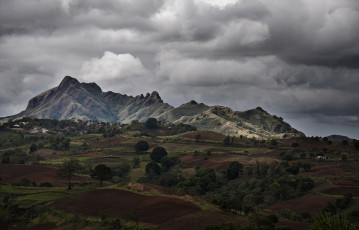 Картинка природа поля горы пейзаж