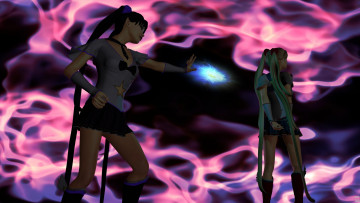 Картинка 3д графика people люди девушки