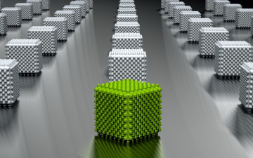 Картинка 3д графика modeling моделирование кубики