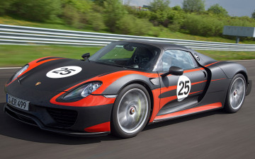 Картинка автомобили porsche 918 spyder