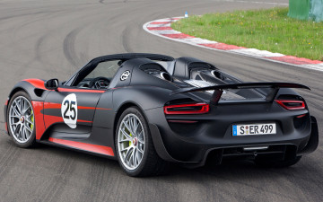 Картинка автомобили porsche spyder 918