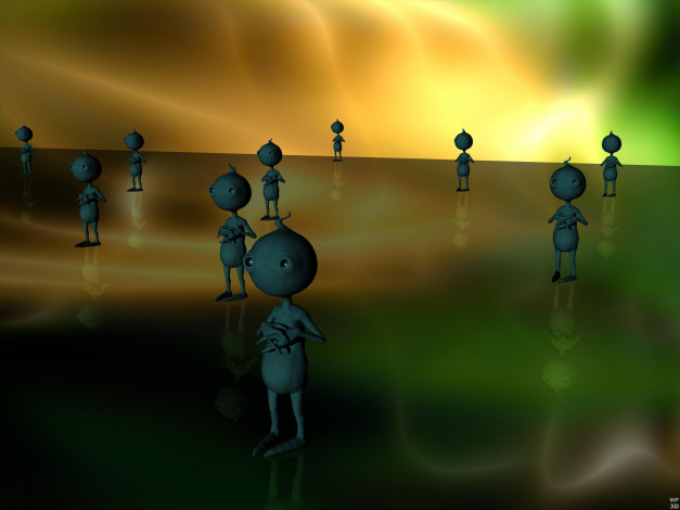 Обои картинки фото 3д, графика, creatures, существа