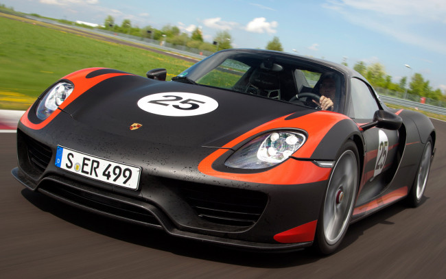 Обои картинки фото автомобили, porsche, 918, spyder