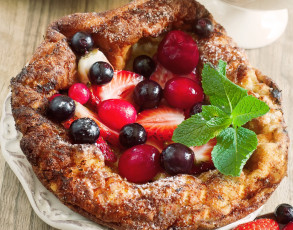Картинка еда пироги ягоды