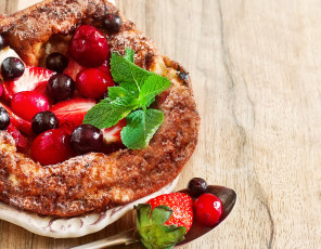 Картинка еда пироги ягоды