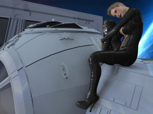 Картинка 3д+графика fantasy+ фантазия взгляд девушка