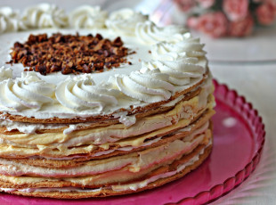Картинка еда торты слои крем
