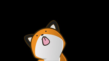 Картинка рисованные минимализм лиса