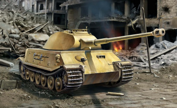 Картинка рисованные армия танк