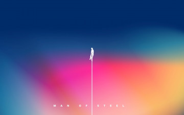 Картинка рисованные минимализм супермен