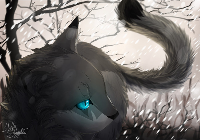 Обои картинки фото рисованные, животные,  коты, кот