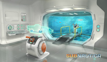Картинка subnautica видео+игры -+subnautica симулятор подводный мир приключения action