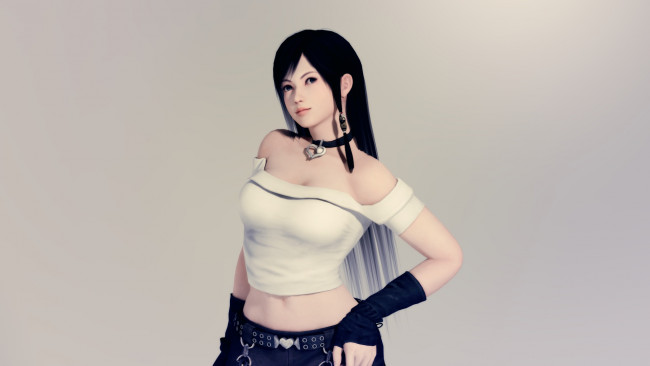 Обои картинки фото видео игры, dead or alive 5, фон, взгляд, девушка