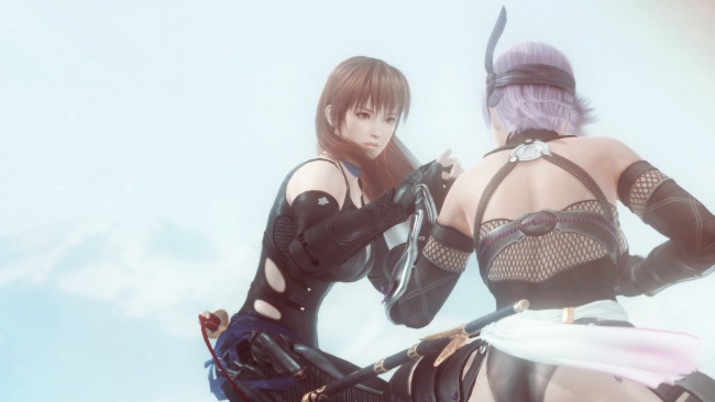 Обои картинки фото видео игры, dead or alive 5, взгляд, фон, девушки